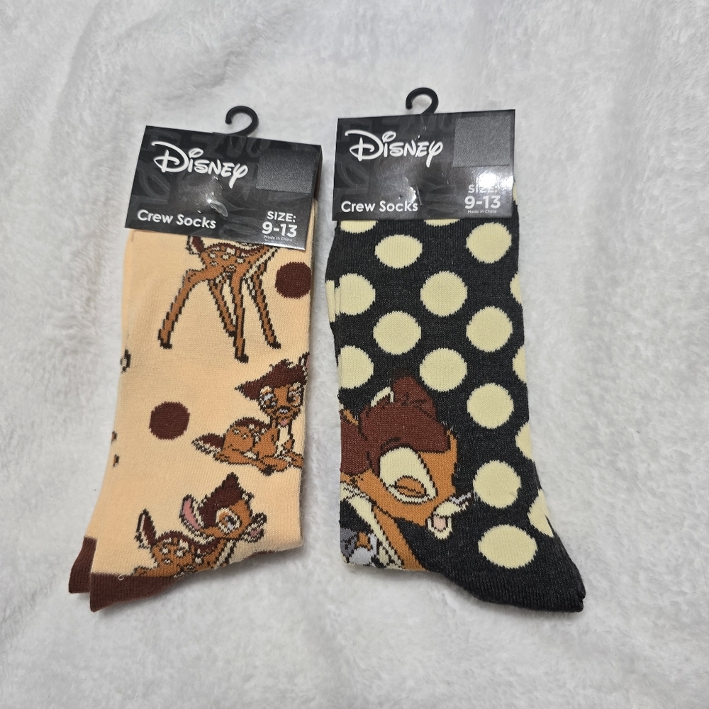 Disney Bambi Crew Socks Set Of 2